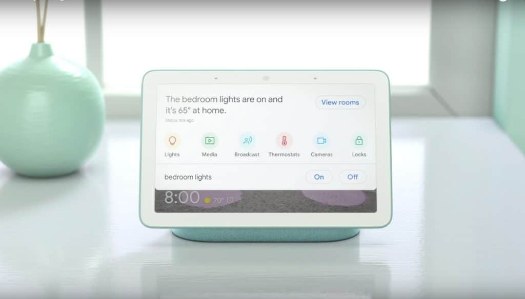 Google Home Hub, une enceinte connectée avec écran - Abondance