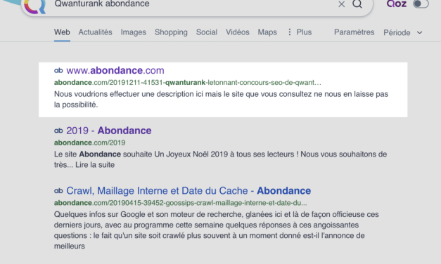 Concours Qwanturank : premiers tests, premières analyses