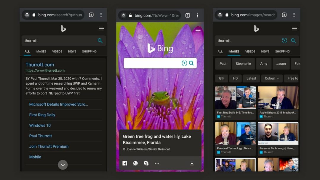 Bing testerait un Mode Sombre... Et un nouveau logo ? - Abondance