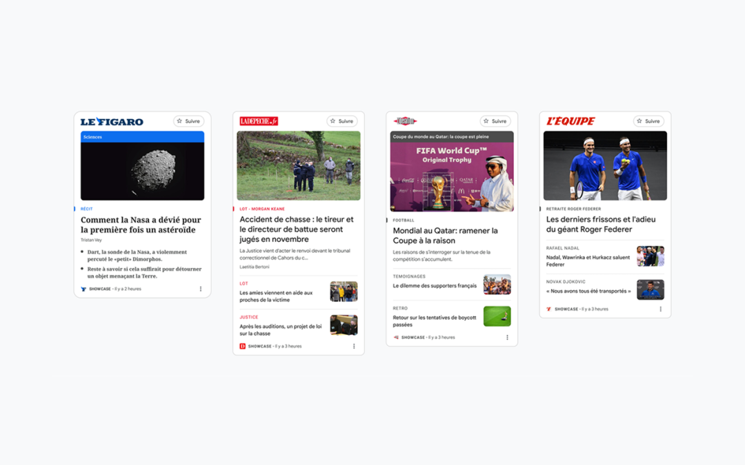 Google News Showcase : 1 milliard de dollars pour des partenariats avec la presse mondiale
