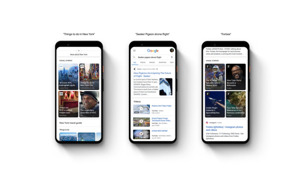 Les Web Stories débarquent sur Discover