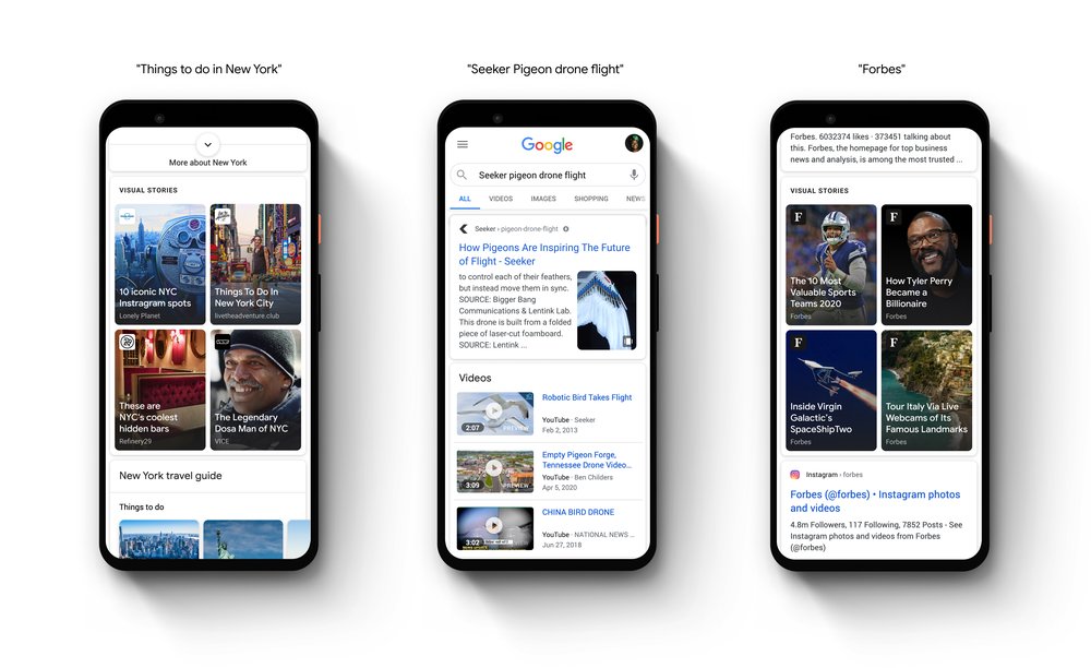 Les Web Stories disparaissent de Google Images : Quel futur pour ce format ?