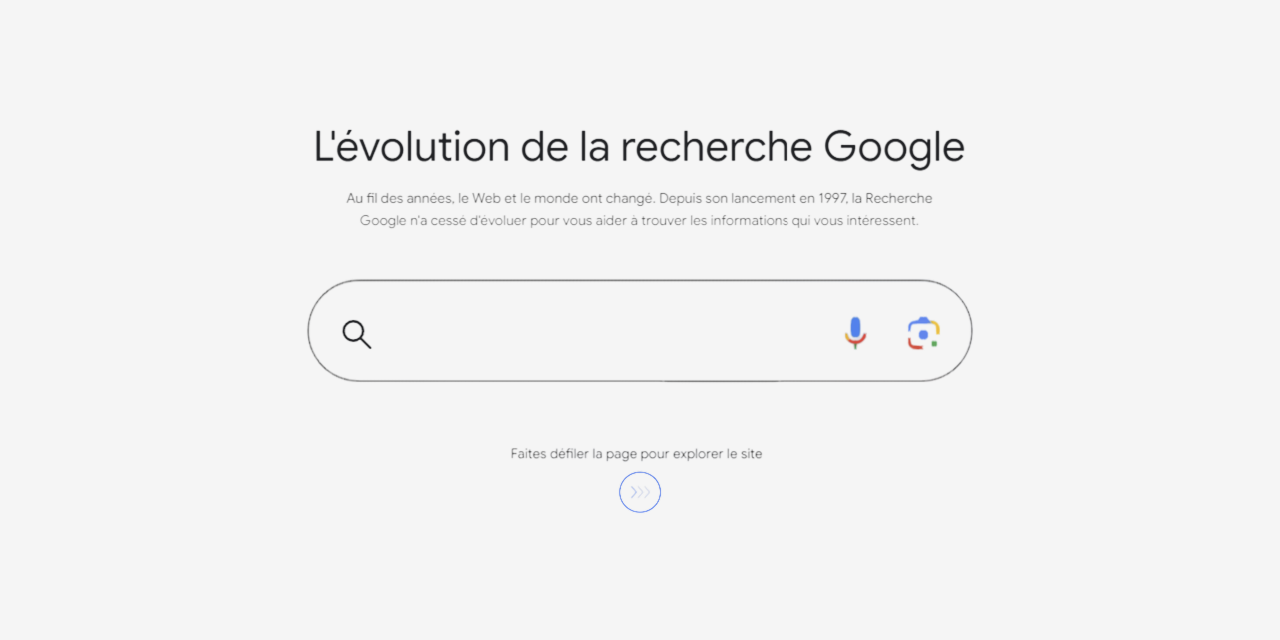 Infographie : L’histoire (interactive) de Google
