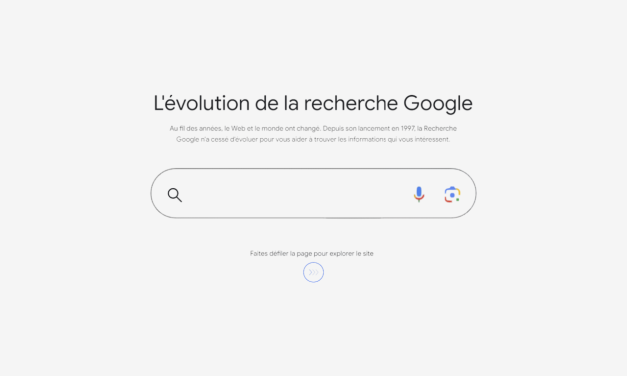 Infographie : L’histoire (interactive) de Google