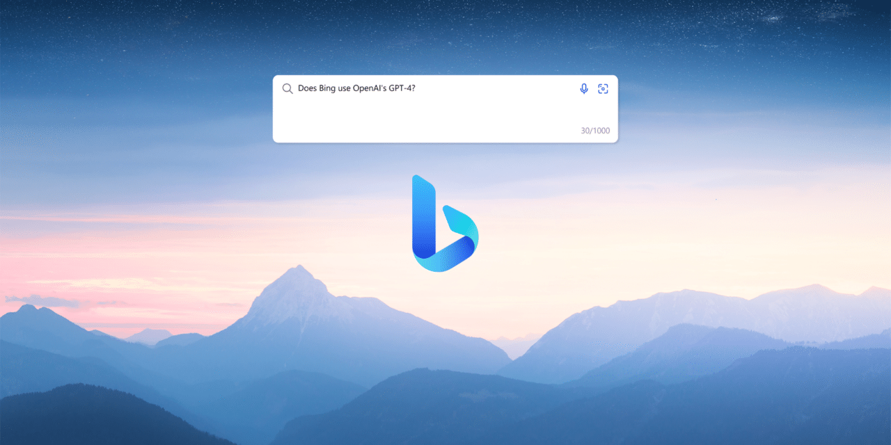 Microsoft Bing utilise GPT-4 d’Open AI (depuis plusieurs semaines)