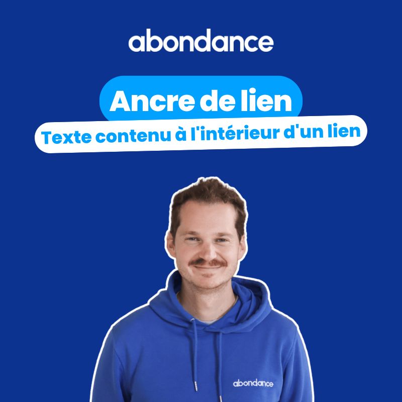 Qu'est-ce qu'une ancre de lien ? Définition d'une ancre de lien