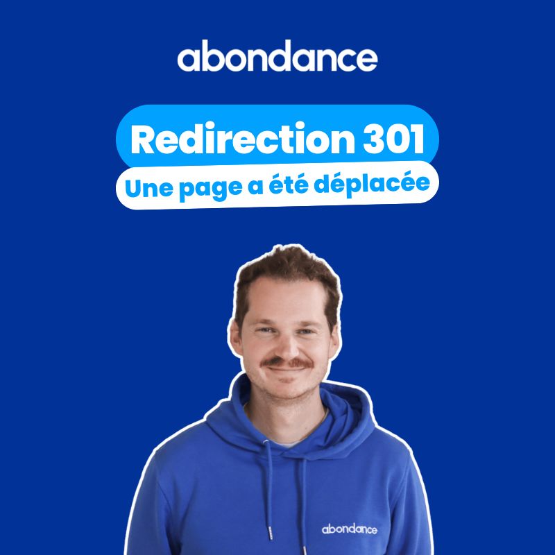 Découvrez ce qu'est une redirection 301 Visuel d'une redirection 301