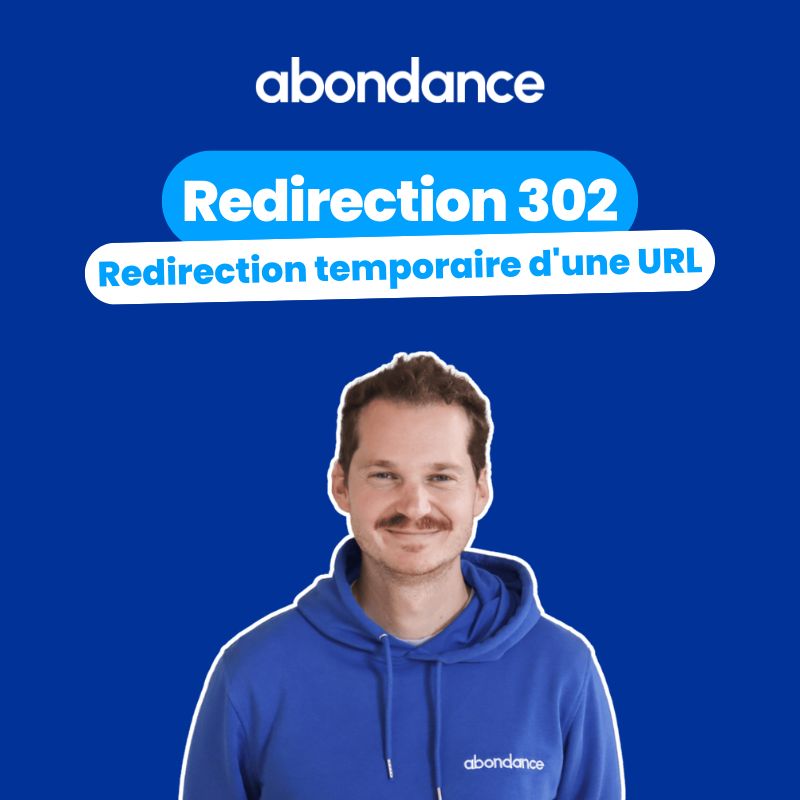 Découvrez ce qu'est une redirection 302 Visuel d'une redirection 302