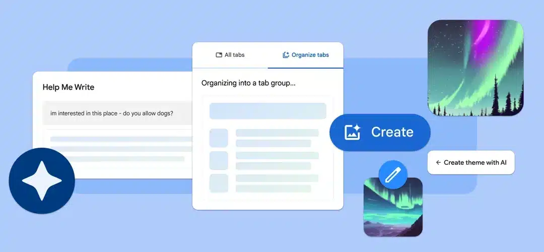 3 nouvelles fonctionnalités IA pour Chrome