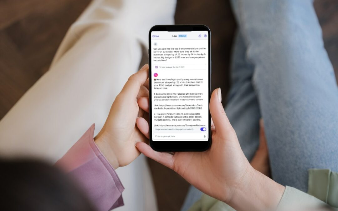 Leo (Brave) pour iOS : l’assistant IA désormais accessible partout