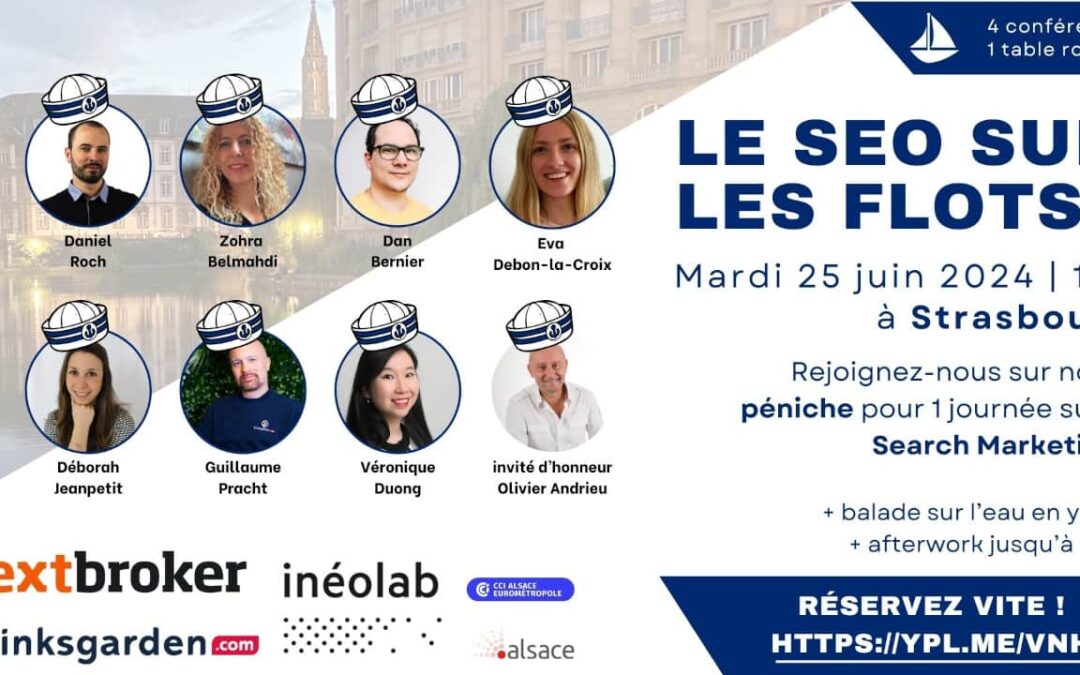 Embarquez pour l’événement SEO sur les Flots 2024 !