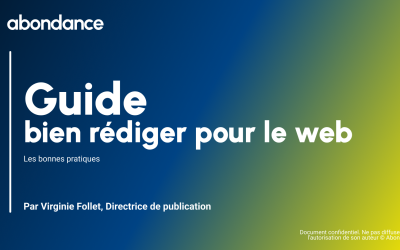 Bien rédiger pour le web : les bonnes pratiques