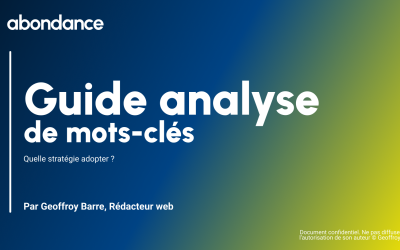 Analyse de mots-clés : quelle stratégie adopter ?