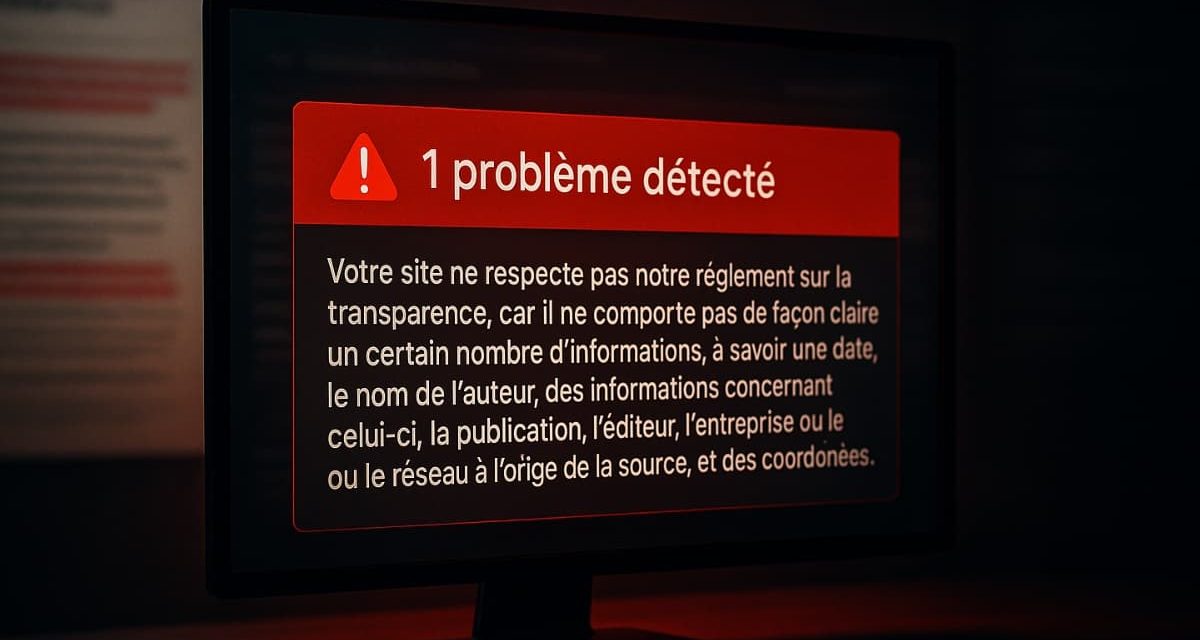 Google nettoie Discover à coups de pénalités