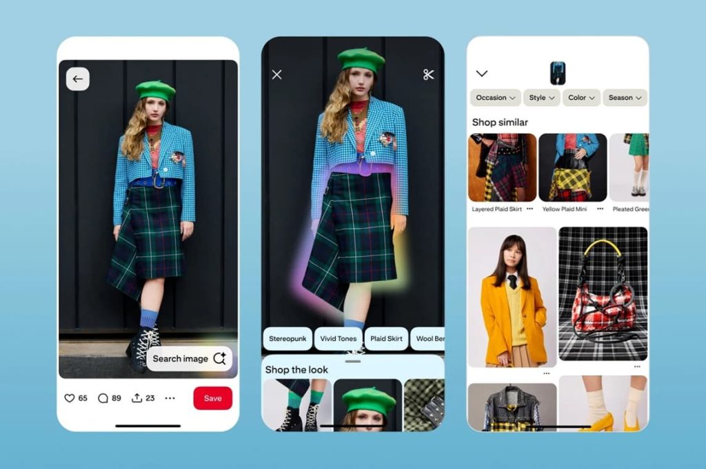 Pinterest : Une recherche visuelle boostée par l’IA