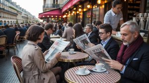 Terrasse de café parisien
