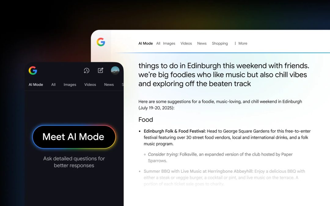 Google lance son AI Mode au Royaume-Uni