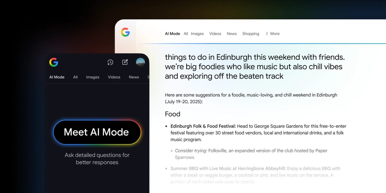 Google lance son AI Mode au Royaume-Uni