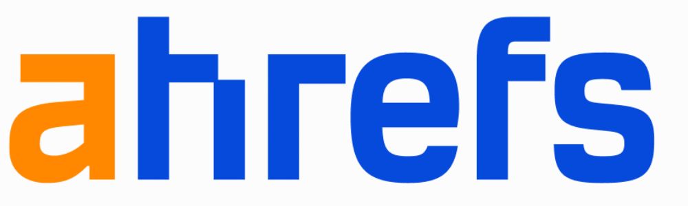 Découvrez Ahrefs Logo de Ahrefs long