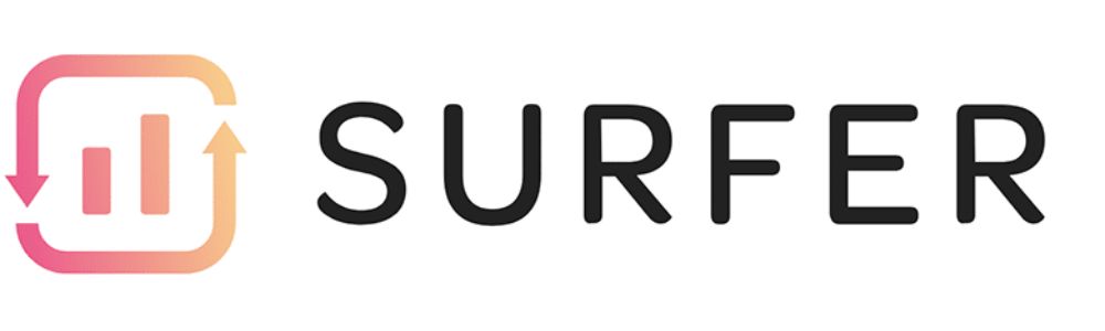 Logo long de Surfer SEO