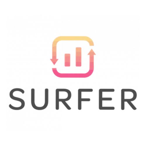Découvrir Surfer SEO Logo de Surfer SEO