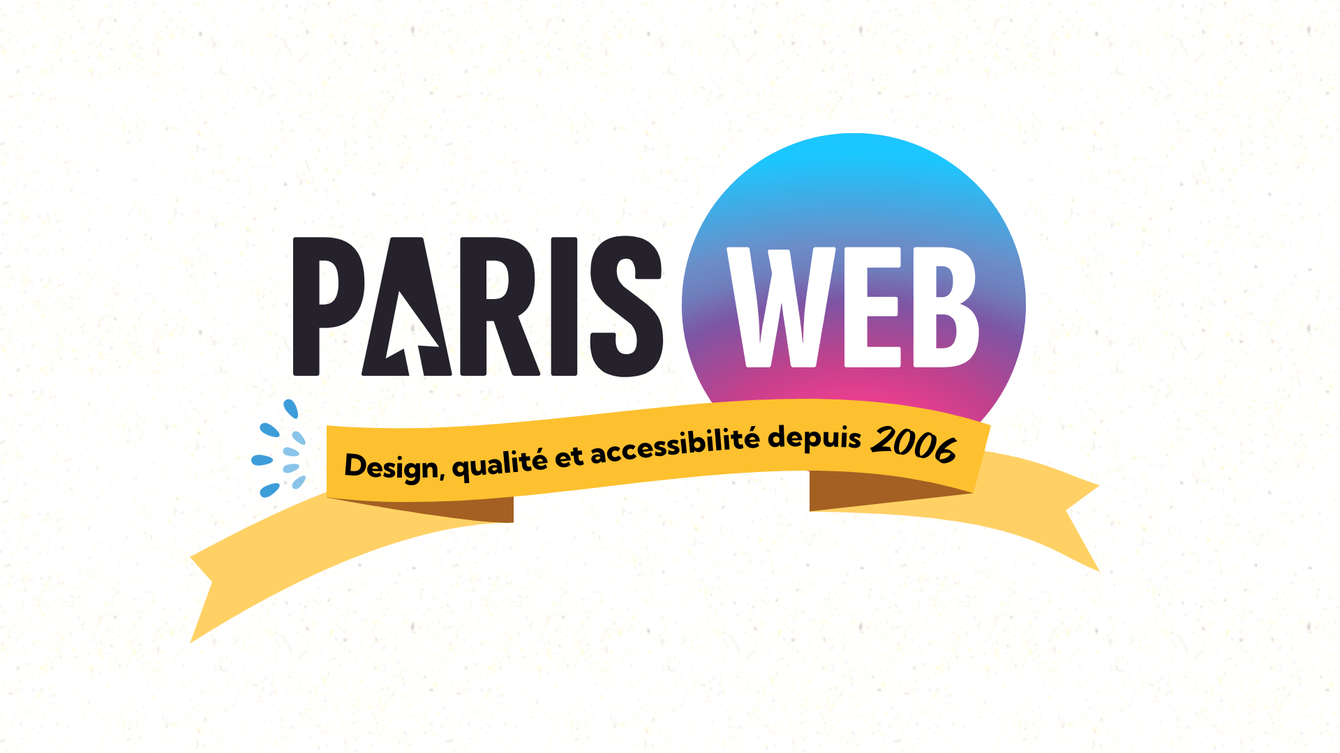 Découvrez Paris Web 2025 Visuel de l'événement Paris Web 2025