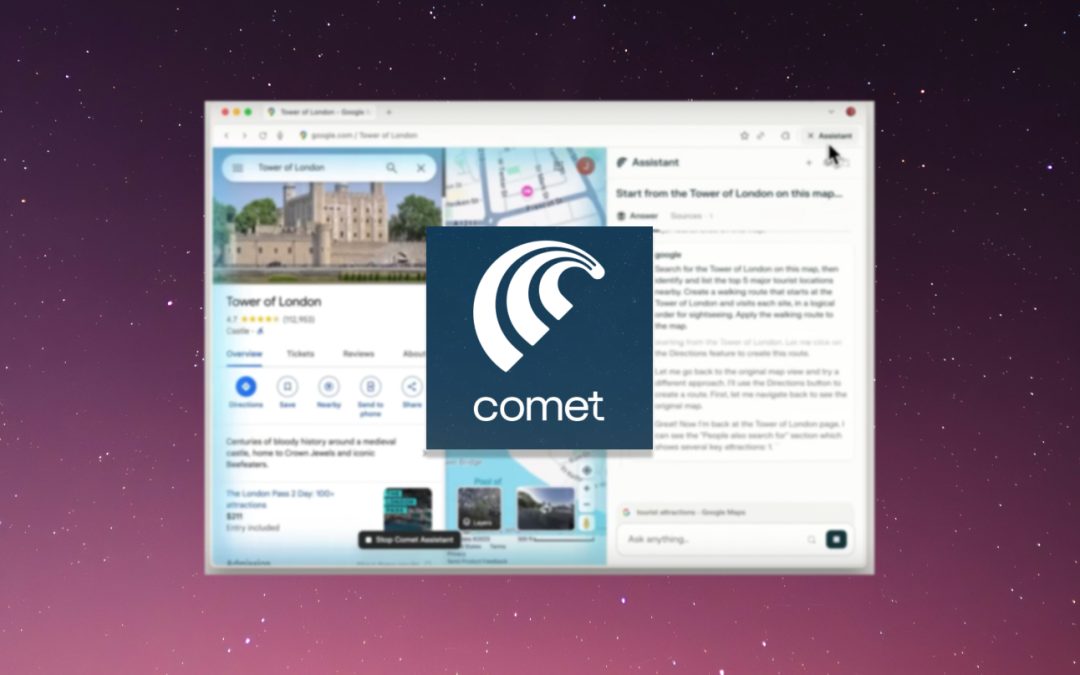 Comet de Perplexity : le navigateur IA qui veut réinventer votre façon d’interagir avec le web
