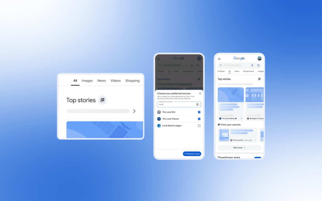 Avec “Sources préférées”, Google dévoile la liste des sites qu’il considère comme dignes de confiance.