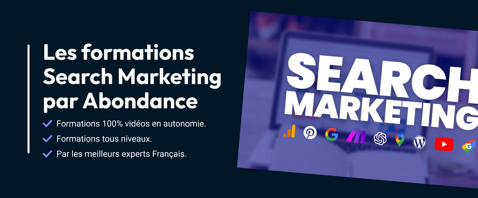Couverture du guide "du netlinking" par abondance, fond bleu clair et violet
