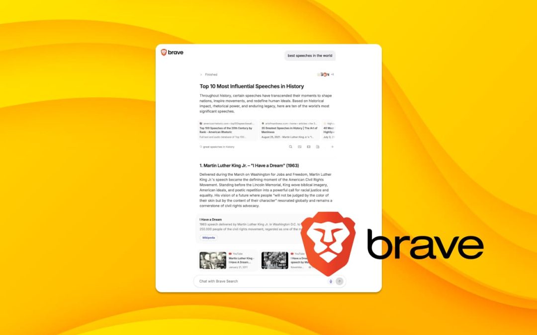 Ask Brave : une interface qui fusionne IA et navigation