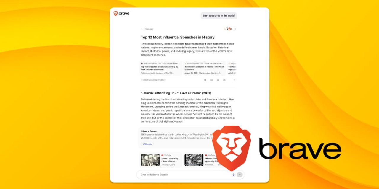 Ask Brave : une interface qui fusionne IA et navigation
