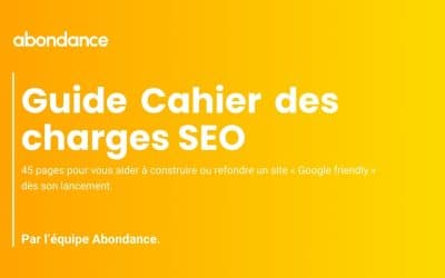 Guide Cahier des charges SEO