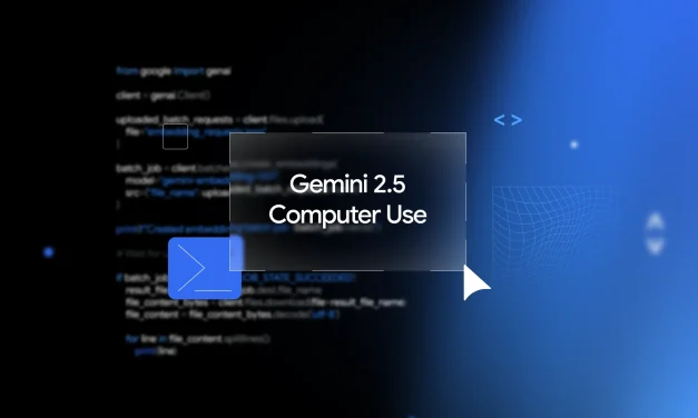 Google dévoile Gemini 2.5 Computer Use : l’agent IA qui veut maîtriser le web