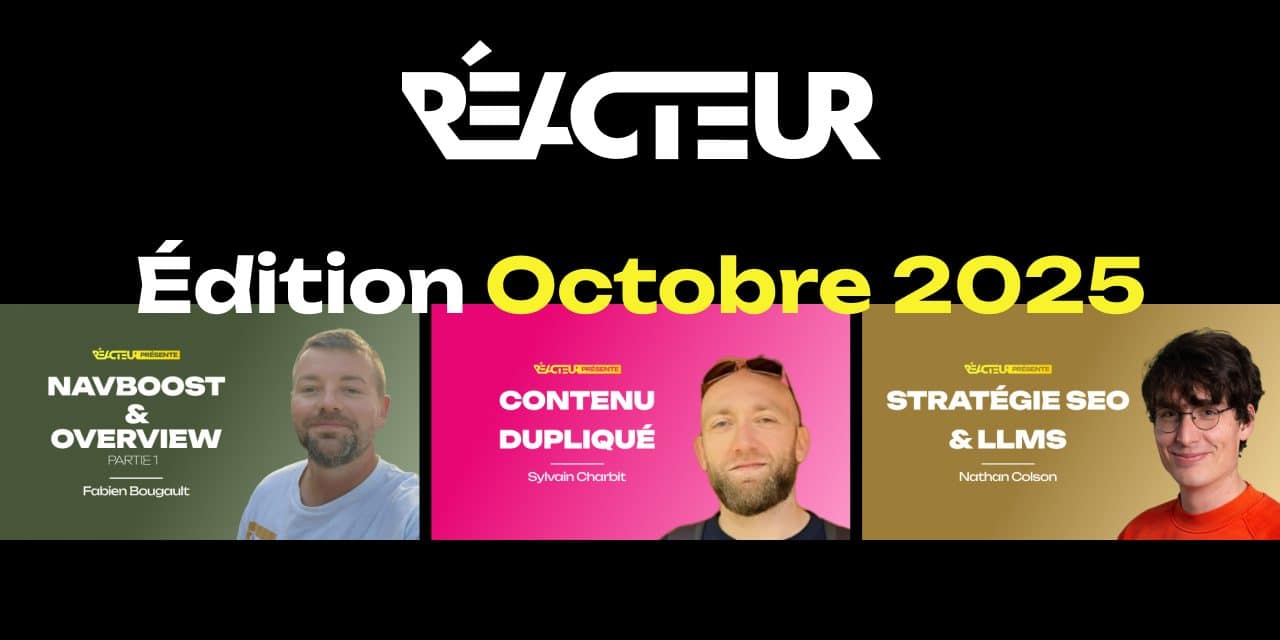 L’édition d’octobre 2025 de Réacteur est disponible !