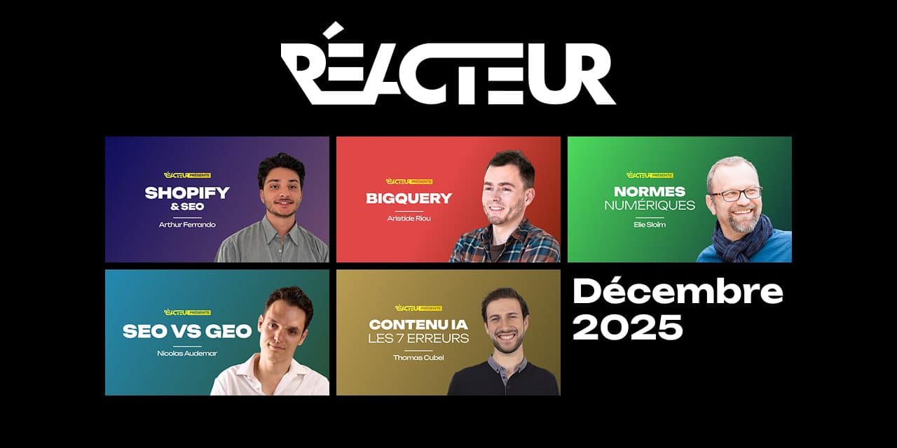 L’édition de décembre 2025 de Réacteur est disponible !