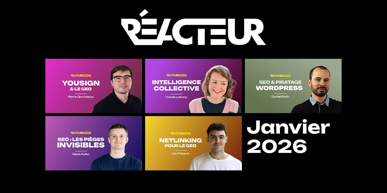L’édition de janvier 2026 de Réacteur est disponible !