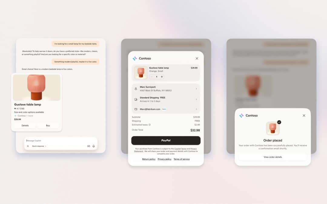 Copilot Checkout et Brand Agents : la réponse de Microsoft pour le shopping IA