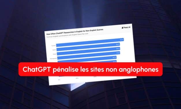 Étude : ChatGPT pénalise les sites non anglophones