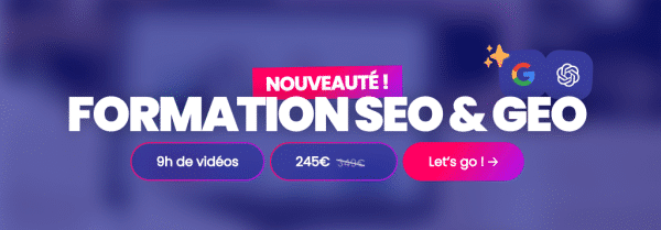 Formation SEO & GEO - Edition 2026