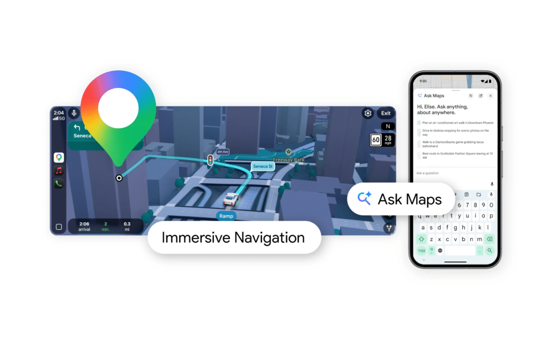 Google Maps repense tout : l&rsquo;IA Gemini transforme la navigation et l&rsquo;exploration