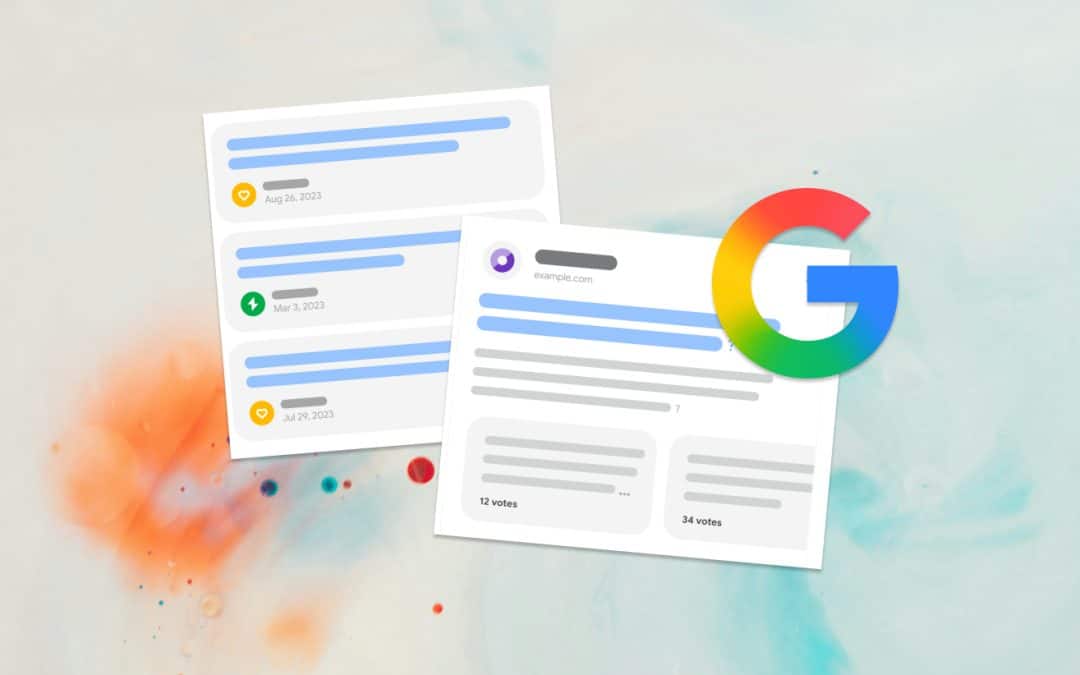 Google enrichit les données structurées pour les forums et les pages Q&R