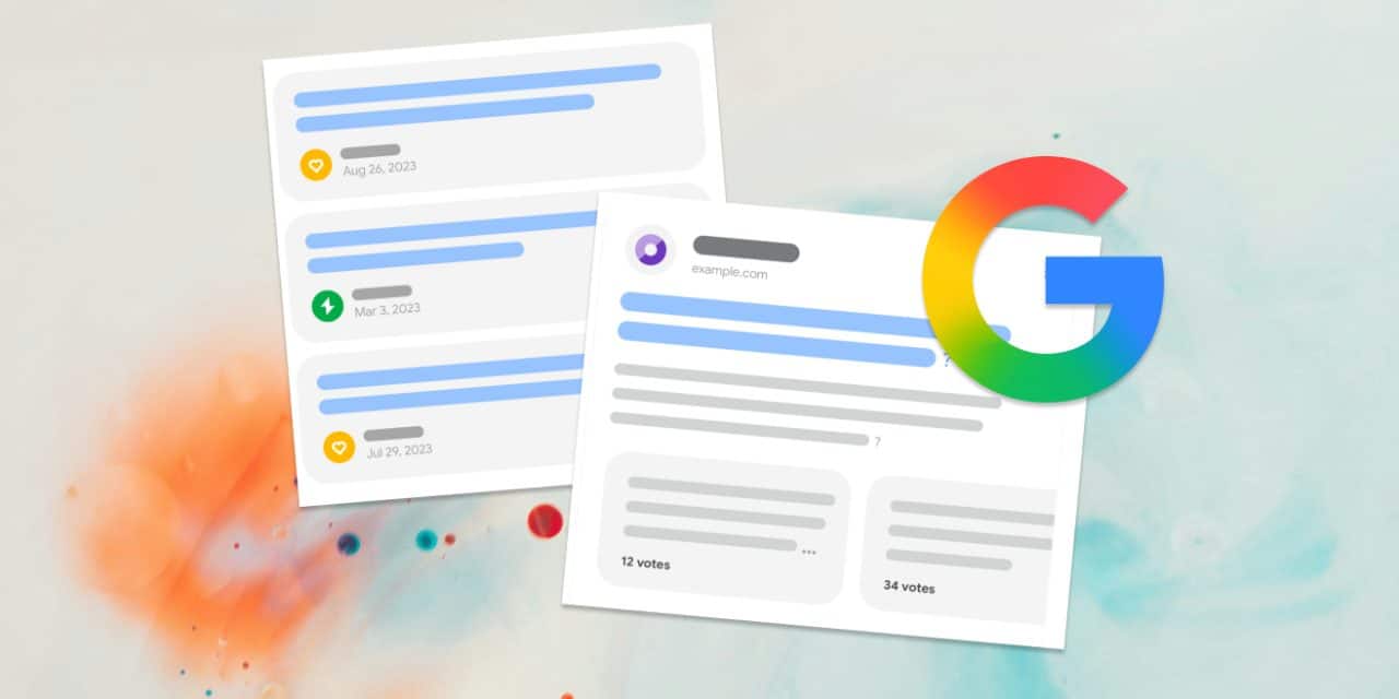 Google enrichit les données structurées pour les forums et les pages Q&R
