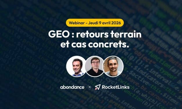 GEO : où en est-on début 2026 ? Abondance organise un webinar de retours terrain