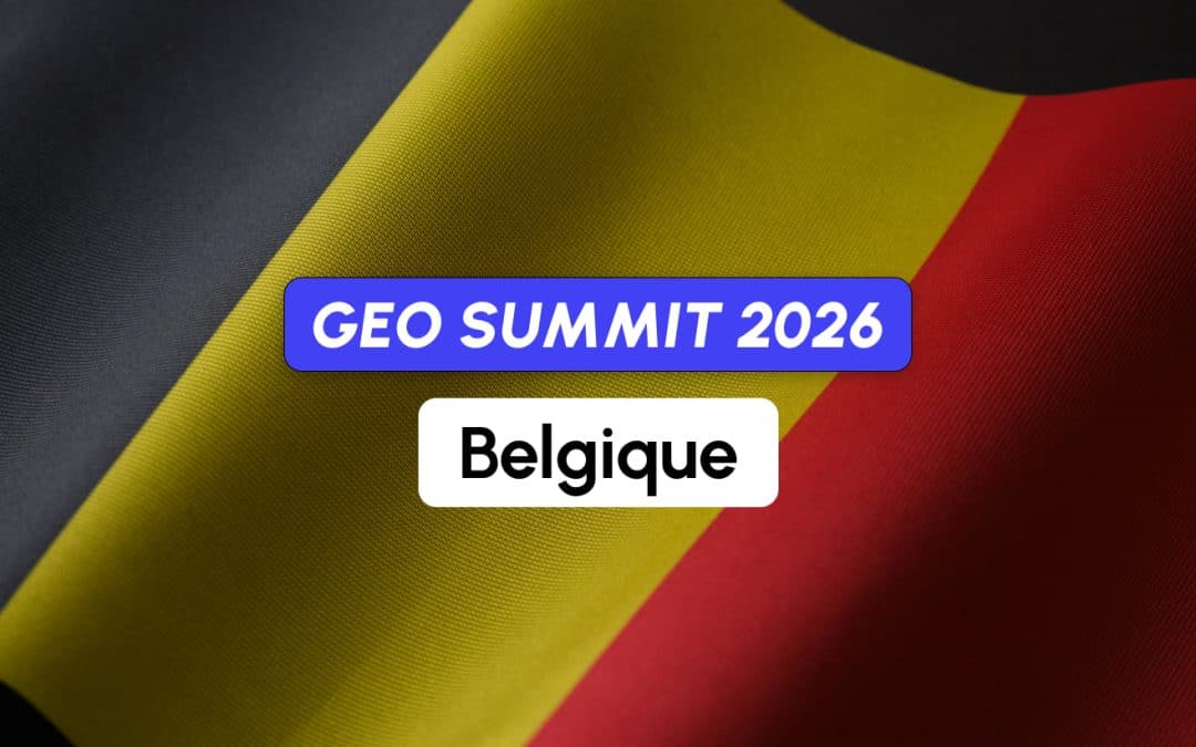 GEO Summit 2026 : le premier événement SEO/GEO belge, le 11 juin à Louvain-la-Neuve !