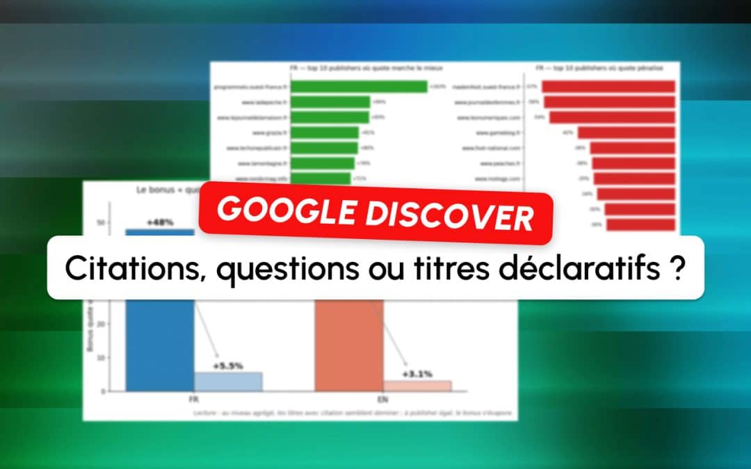 Quand la data nous ment : citations, questions ou titres déclaratifs pour Discover ?