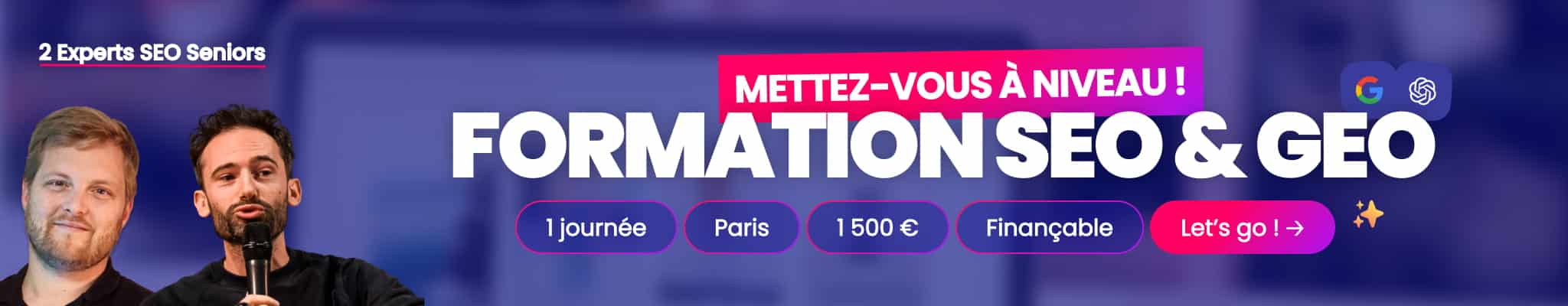 Formation SE/GEO à Paris