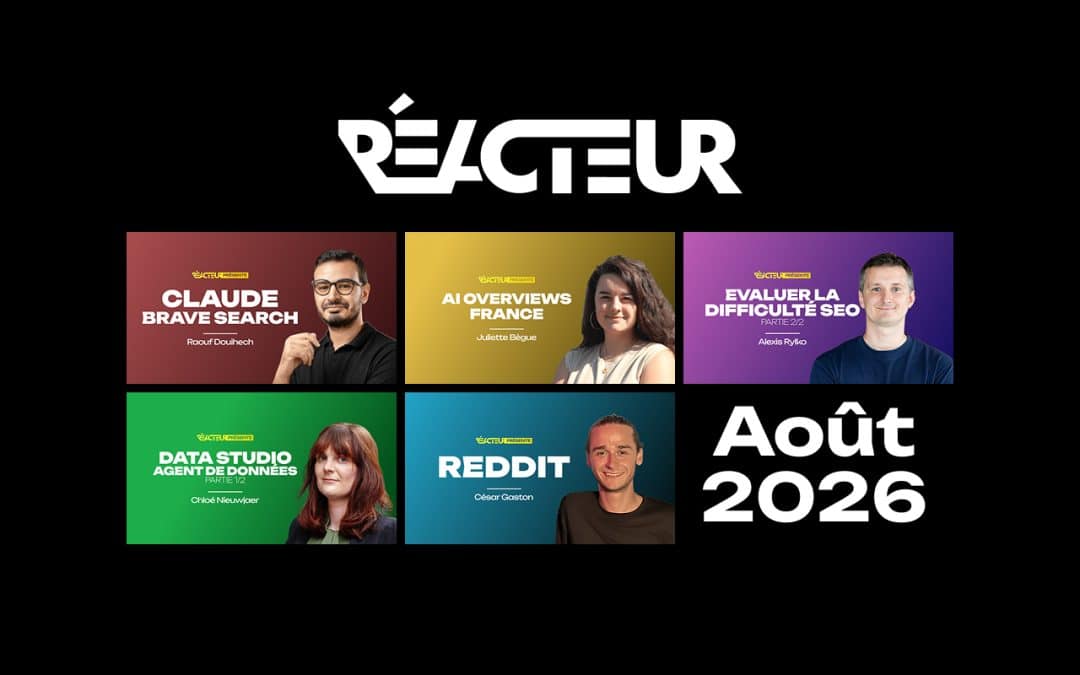 L’édition d&rsquo;août 2026 de Réacteur est en ligne !