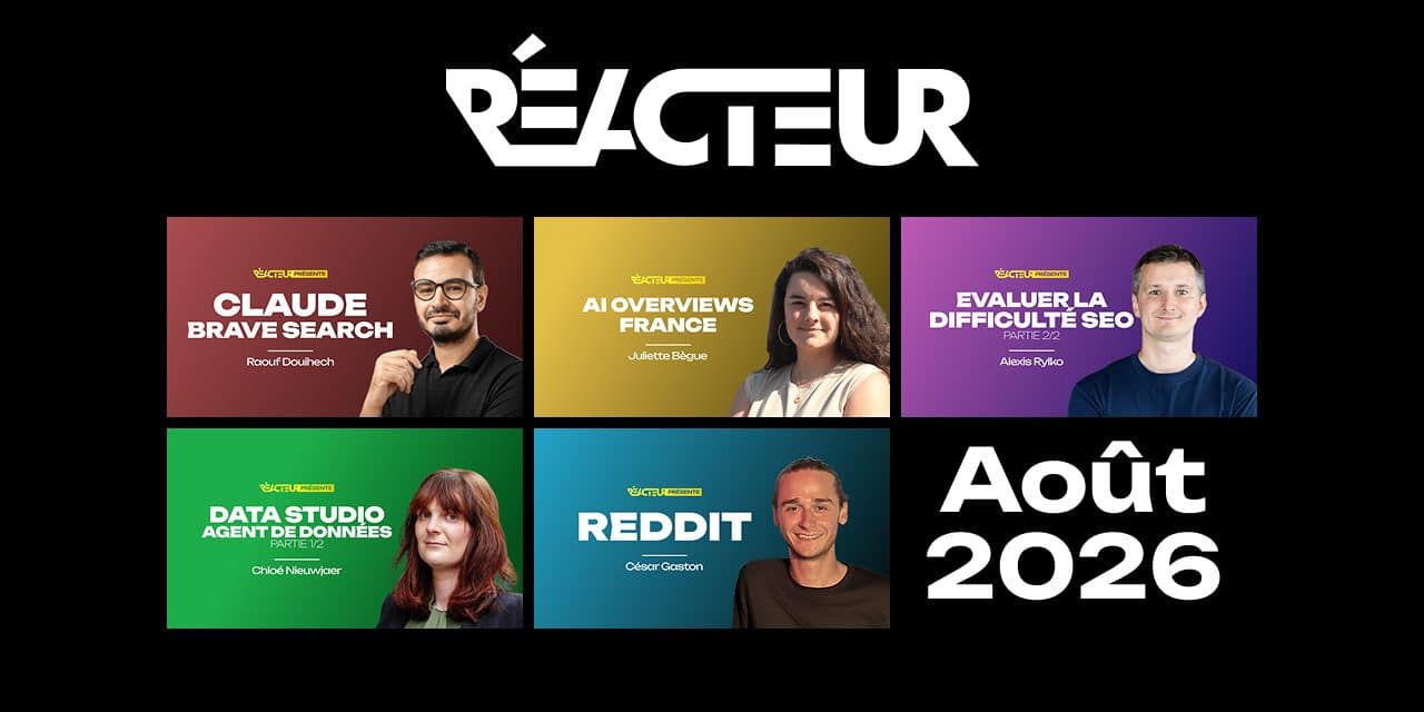 L’édition d&rsquo;août 2026 de Réacteur est en ligne !