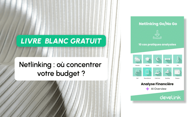 Netlinking : où concentrer votre budget face à vos concurrents ? Le livre blanc pour vous décider !