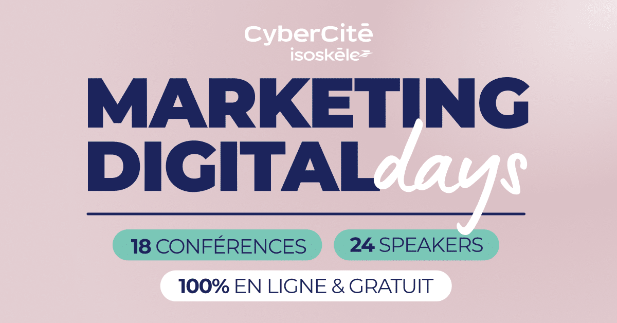 Visuel officiel des Marketing Digital Days 2026